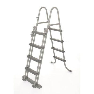 4-Step Pool Safety Ladder 'Flowclear' 122cm - Little and Giant Explorers Bestway