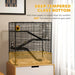 4-Tier Hamster Cage | Large Habitat for Syrian and Dwarf Hamsters, Rats and Gerbils PAWHUT - Little and Giant Explorers PawHut