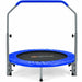 40" Foldable Fitness Trampoline – Blue | Exercise Rebounder - Adjustable Handle COSTWAY - Little and Giant Explorers Costway