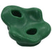 Green textured kids climbing stone hold for custom climbing wall play set