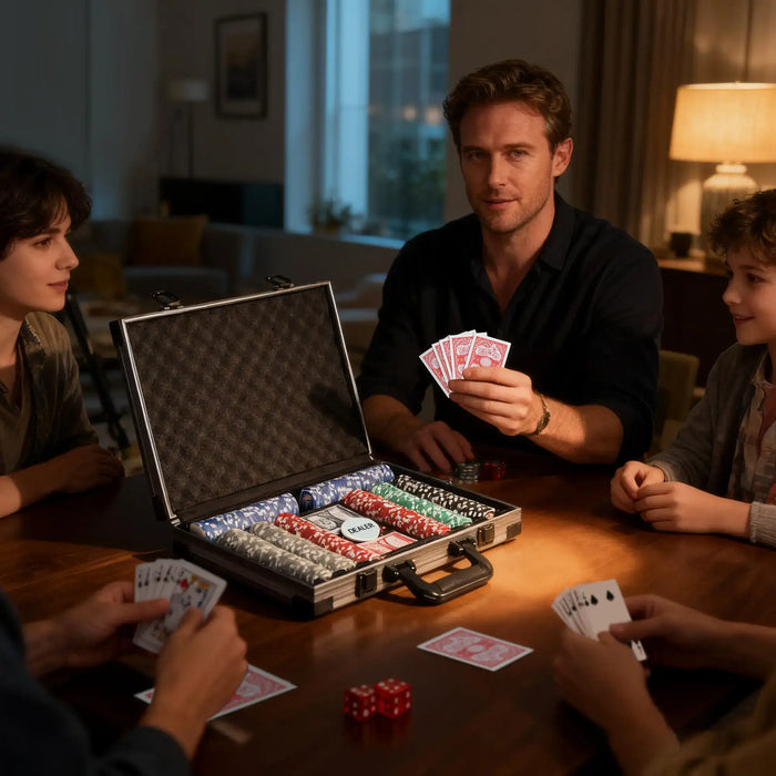 400-Piece Poker Chip Casino Set – 11.5g Chips | Complete Texas Hold’em Kit SPORTNOW - Little and Giant Explorers SPORTNOW