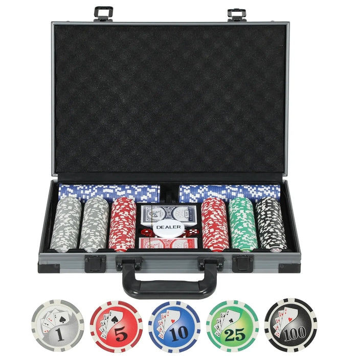 400-Piece Poker Chip Casino Set – 11.5g Chips | Complete Texas Hold’em Kit SPORTNOW - Little and Giant Explorers SPORTNOW