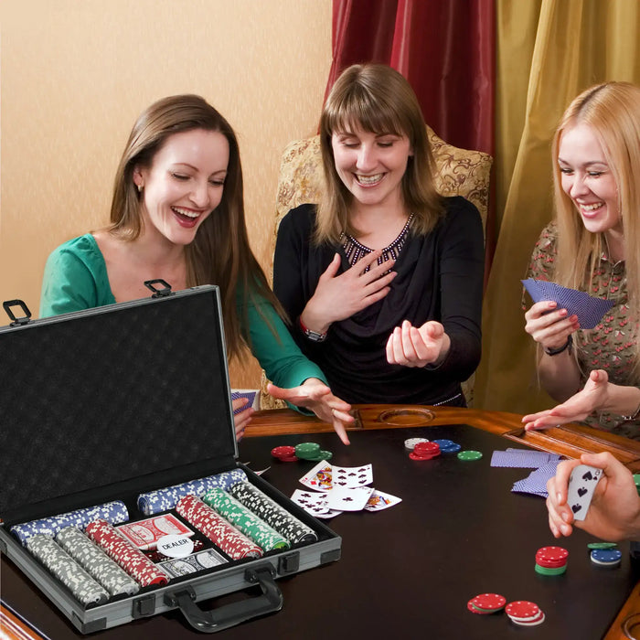 400-Piece Poker Chip Casino Set – 11.5g Chips | Complete Texas Hold’em Kit SPORTNOW - Little and Giant Explorers SPORTNOW