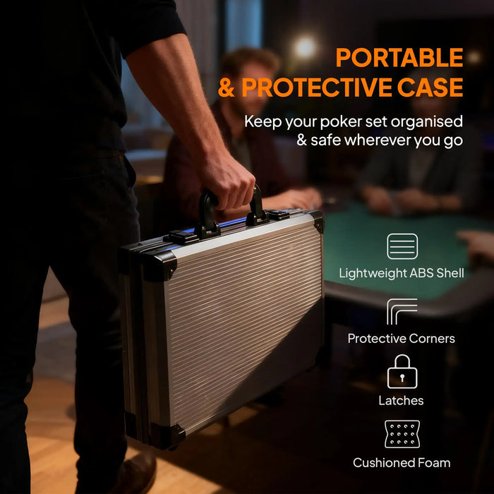 400-Piece Poker Chip Casino Set – 11.5g Chips | Complete Texas Hold’em Kit SPORTNOW - Little and Giant Explorers SPORTNOW