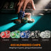 400-Piece Poker Chip Casino Set – 11.5g Chips | Complete Texas Hold’em Kit SPORTNOW - Little and Giant Explorers SPORTNOW