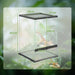 40L Reptile Terrarium – Glass Tank | Lockable Mesh Lid, Ventilation and Drainage Holes PAWHUT - Little and Giant Explorers PawHut
