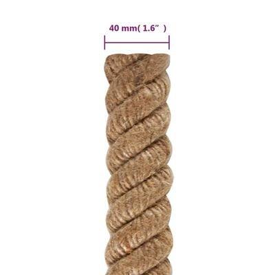 40mm Jute Rope - 10m - Little and Giant Explorers vidaXL