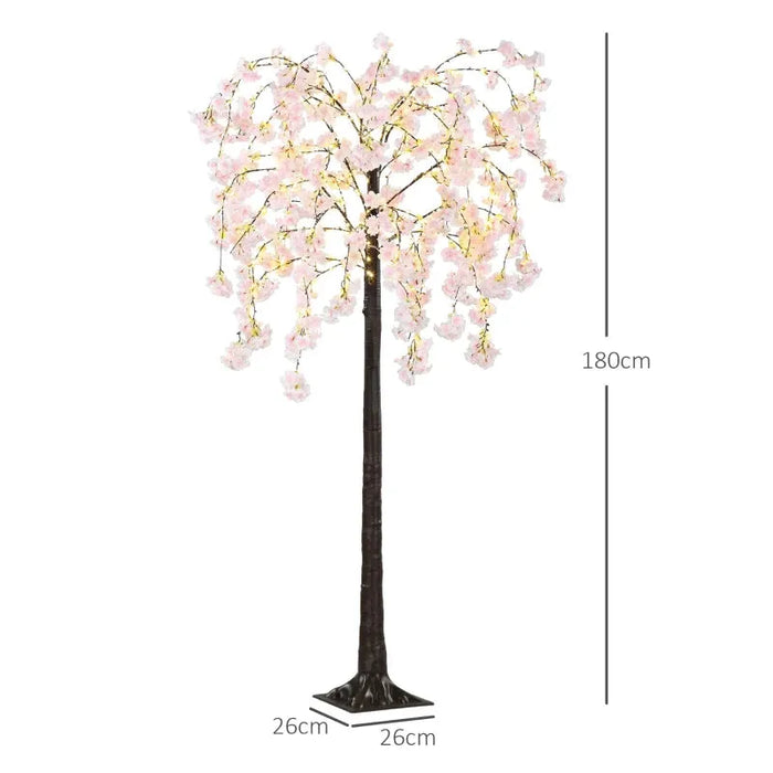 450 LED Light Decorative Artificial Blossom Tree - Little and Giant Explorers HOMCOM