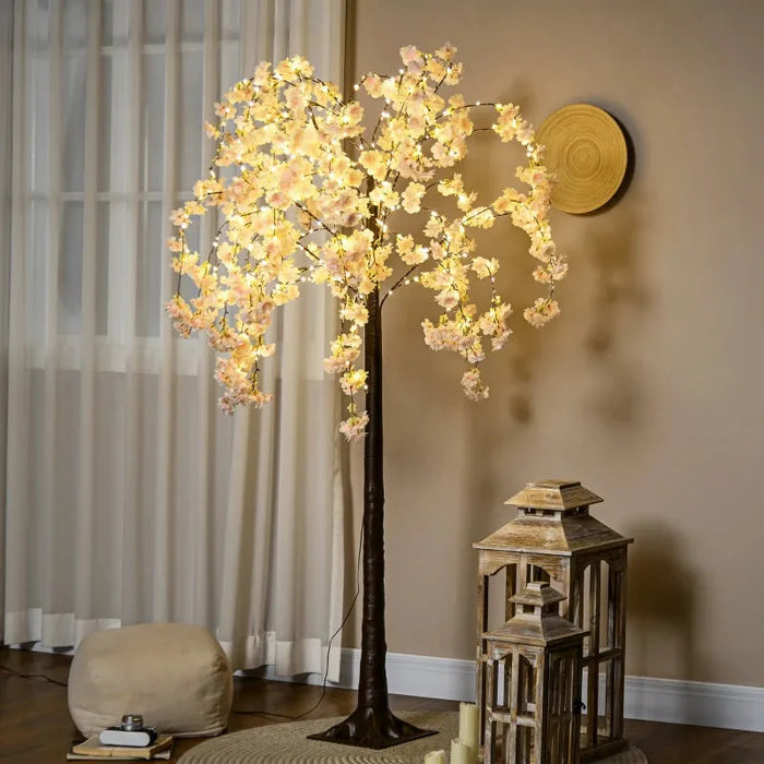 450 LED Light Decorative Artificial Blossom Tree - Little and Giant Explorers HOMCOM