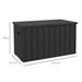 450L Metal Garden Storage Box – Lockable Outdoor Storage with Wheels | Easy-Open Lid OUTSUNNY - Little and Giant Explorers Outsunny