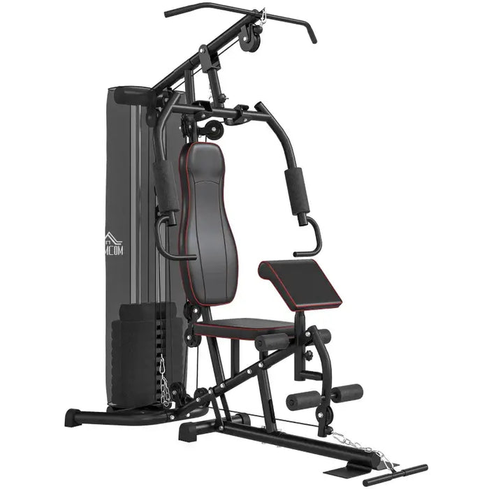 45kg Multifunctional Gym Machine | Full Body Workout Station - Adjustable Weights HOMCOM - Little and Giant Explorers HOMCOM