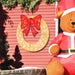 48” Pre-Lit Christmas Wreath | 200 Warm White LEDs with Red Bow COSTWAY - Little and Giant Explorers Costway