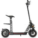 48V flagship folding electric scooter with seat, dual suspension, and large tires