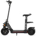 48V flagship folding electric scooter with 600W motor, dual suspension, and seat