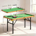 4ft Foldable Pool Table – Green | Compact Design with Complete Accessories SPORTNOW - Little and Giant Explorers SPORTNOW