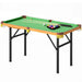 4ft Foldable Pool Table – Green | Compact Design with Complete Accessories SPORTNOW - Little and Giant Explorers SPORTNOW