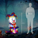 4ft Halloween Inflatable Cycling Clown – LED Light-Up Spooky Decoration | Blower and Anchors OUTSUNNY - Little and Giant Explorers Outsunny