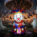 4ft Halloween Inflatable Cycling Clown – LED Light-Up Spooky Decoration | Blower and Anchors OUTSUNNY - Little and Giant Explorers Outsunny
