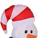 4FT Inflatable Snowman with LEDs - Little and Giant Explorers HOMCOM