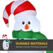 4FT Inflatable Snowman with LEDs - Little and Giant Explorers HOMCOM