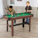 4ft Pool Table – Green Velvet Surface | Compact Billiard Table with Accessories COSTWAY - Little and Giant Explorers Costway