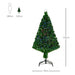 4FT Pre-lit Fibre Optic Artificial Christmas Tree - Little and Giant Explorers HOMCOM