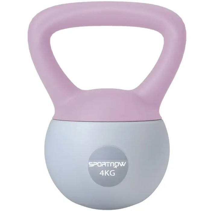 4kg Kettlebell - Purple | Soft Body - Strength and Cardio Training SPORTNOW - Little and Giant Explorers SPORTNOW