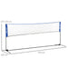 4m Badminton Net with Carry Bag in Blue - Little and Giant Explorers SPORTNOW