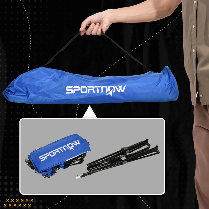 4m Badminton Net with Carry Bag in Blue - Little and Giant Explorers SPORTNOW