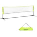 4m portable badminton net with adjustable height and carry bag, SPORTNOW brand.