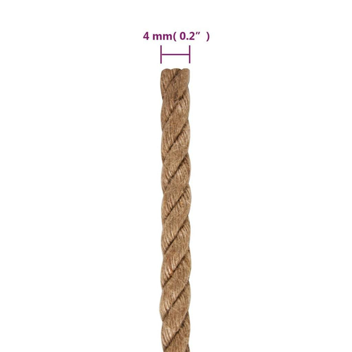 4mm Jute Rope - 500m - Little and Giant Explorers vidaXL