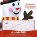 5.9ft Inflatable Snowman with Penguins | Christmas Decoration - LED Lights and Blower OUTSUNNY - Little and Giant Explorers Outsunny
