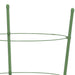 5 Garden Plant Supports with 4 Rings in Green and Steel 90cm - Little and Giant Explorers vidaXL