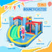 Inflatable Bouncy Castle with Slide, Dart Board and Blower - Little and Giant Explorers AIYAPLAY
