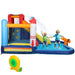 5-in-1 Bouncy Castle with Jumping Area, Climbing Wall and Blower - Little and Giant Explorers AIYAPLAY