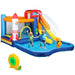 5-in-1 Bouncy Castle with Jumping Area, Climbing Wall and Blower - Little and Giant Explorers AIYAPLAY