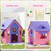 5-in-1 Kids Playhouse – Pink | Indoor and Outdoor Activity Centre with Basketball, Football, Ring Toss and Darts AIYAPLAY - Little and Giant Explorers AIYAPLAY