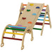 5-in-1 Toddler Multi-Colour Climbing Frame with Ramp and Arch - Little and Giant Explorers AIYAPLAY