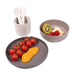 5 Piece Baby Tableware Set CPLA Grey - Little and Giant Explorers Bo Jungle