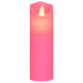 5 Piece Electric LED Candle Set with Remote Control in Pink - Little and Giant Explorers vidaXL