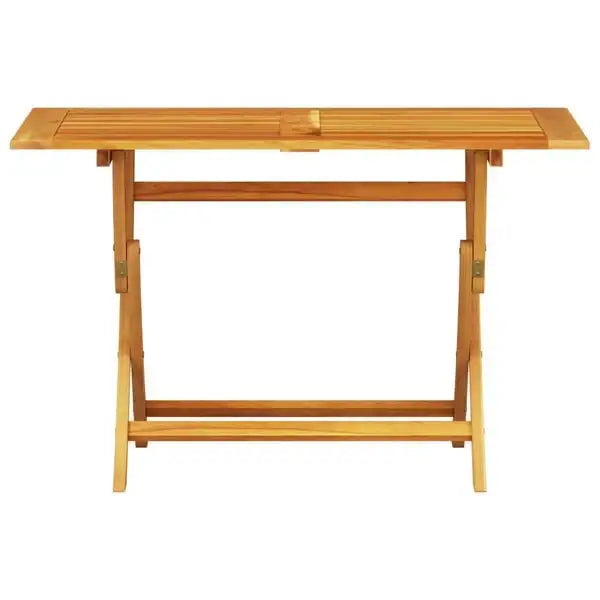 5-Piece Garden Dining Set | Foldable Natural Wood with Space-Saving Design for 4 People - Little and Giant Explorers vidaXL