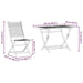 5-Piece Garden Dining Set | Foldable Natural Wood with Space-Saving Design for 4 People - Little and Giant Explorers vidaXL
