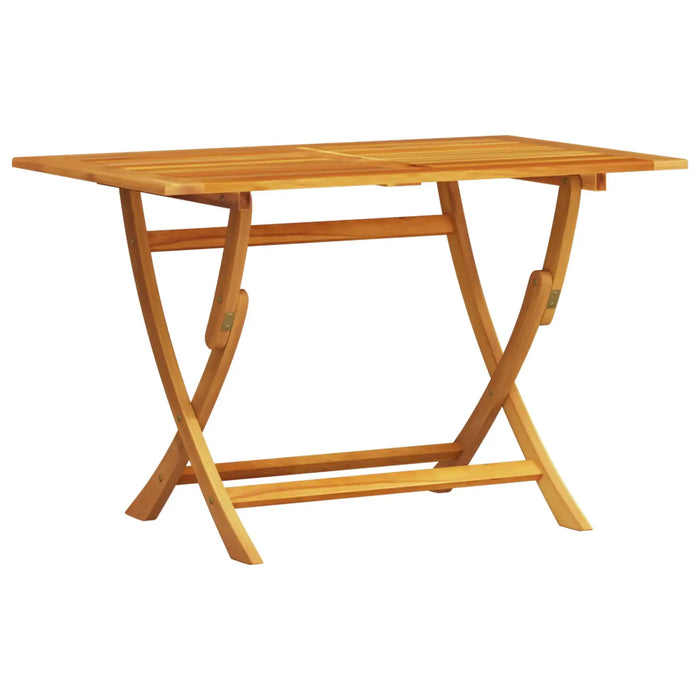 5-Piece Garden Dining Set | Foldable Natural Wood with Space-Saving Design for 4 People - Little and Giant Explorers vidaXL