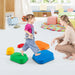 5-Piece Kids Stackable Stepping Stone Set - Little and Giant Explorers Costway