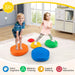 5-Piece Kids Stackable Stepping Stones | River Stone Set - Little and Giant Explorers Costway