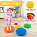 5-Piece Kids Stackable Stepping Stones | River Stone Set - Little and Giant Explorers Costway