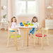 5-Piece Wooden Kids Table and Chair Set in Various Colours - Little and Giant Explorers Costway