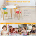 5-Piece Wooden Kids Table and Chair Set in Various Colours - Little and Giant Explorers Costway