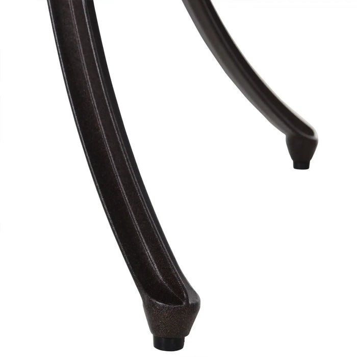 5-Piece Cast Aluminium Outdoor Dining Set with 4 Armchairs - Little and Giant Explorers Outsunny