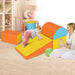 5-Piece Soft Foam Play Set – Orange and Yellow | Climbing, Crawling and Activity Blocks COSTWAY - Little and Giant Explorers Costway